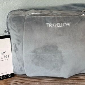 Travellow Luxury Travel Kit, Pillow and Blanket Travel Set, Gray, BNWT